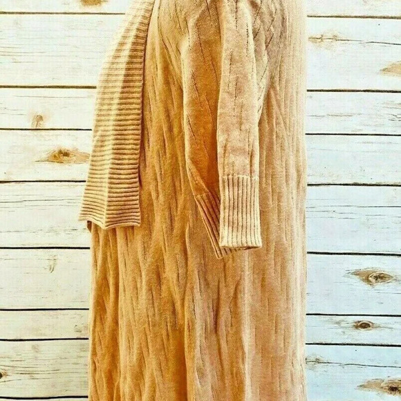 HALOGEN Women Short Sleeve Cardigan Asymmetrical Hem Casual Sweater Size Small - Picture 8 of 11